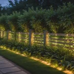 Oświetlenie przy ogrodzeniu panelowym — pomysły i instalacja